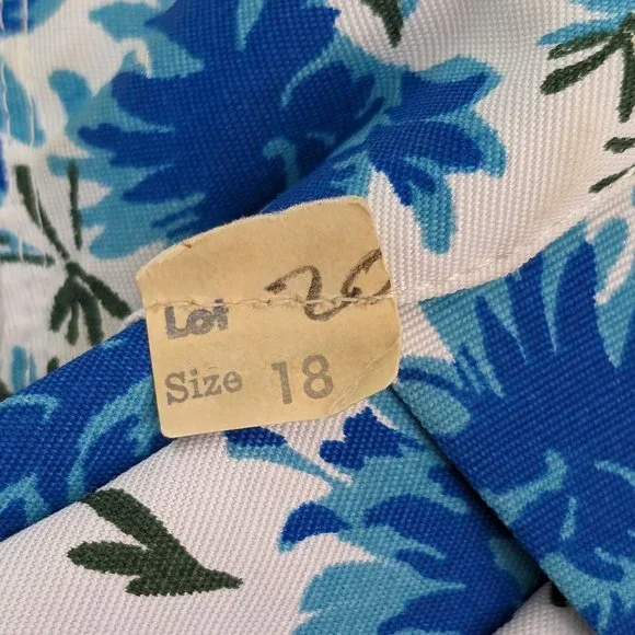 Kitsch Delish Blue Floral Vintage Dress - Picture 12 of 16